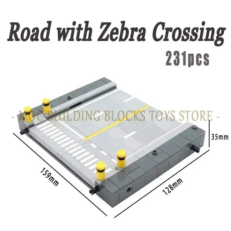 Lego Compatible Urban Traffic City Building Blocks For Creative Play - ToylandEU