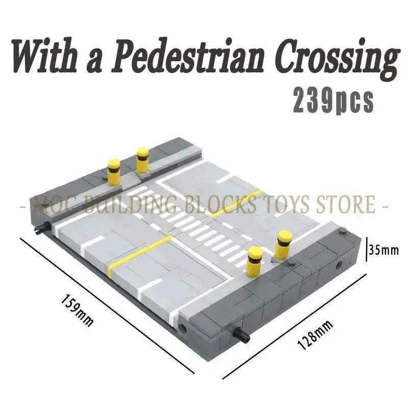 Lego Compatible Urban Traffic City Building Blocks For Creative Play - ToylandEU