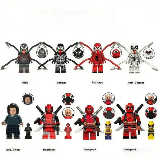  Lego Compatible Venom And Carnage Self Locking Blocks -  ToylandEU™