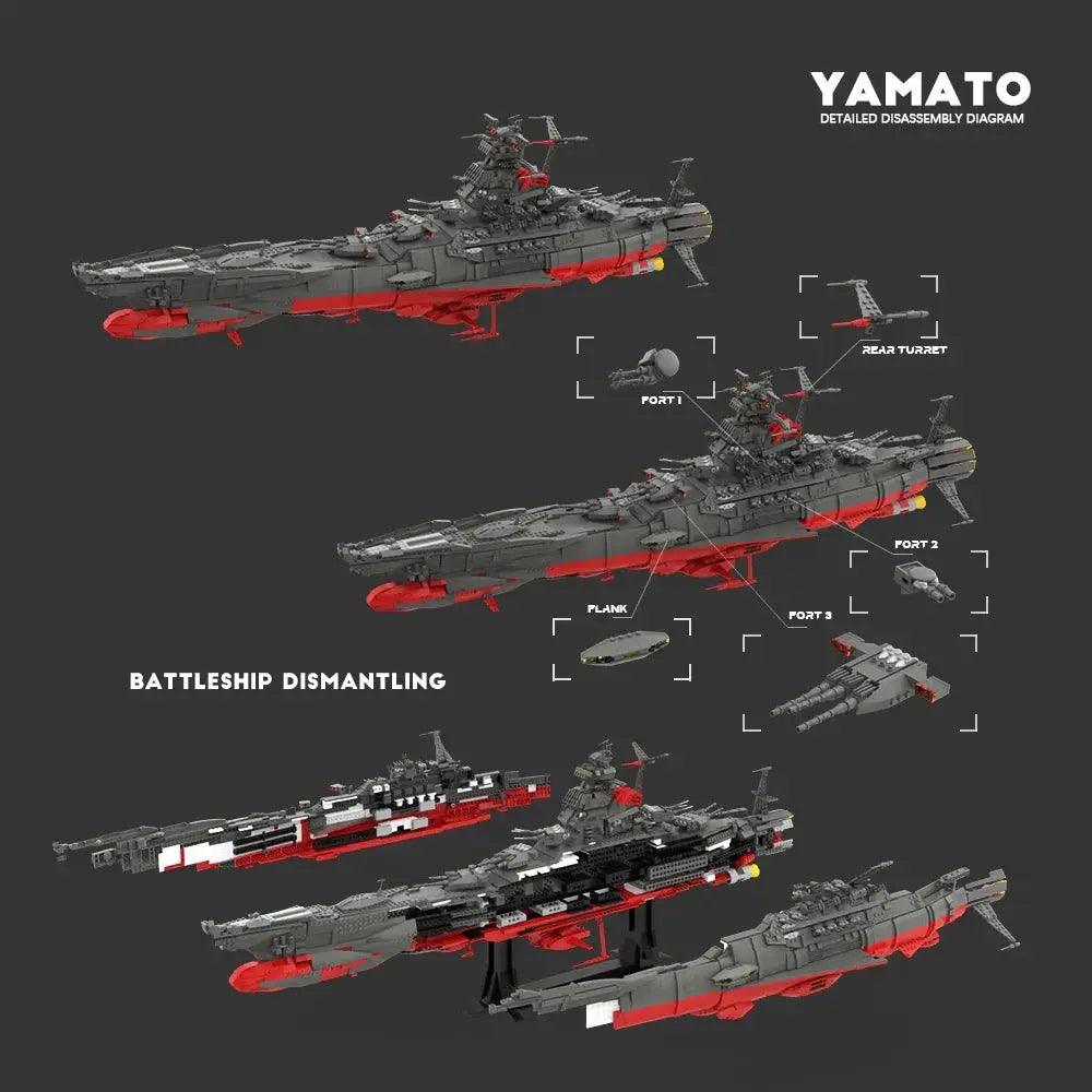  Lego Compatible Warship Building Blocks for Display -  ToylandEU™