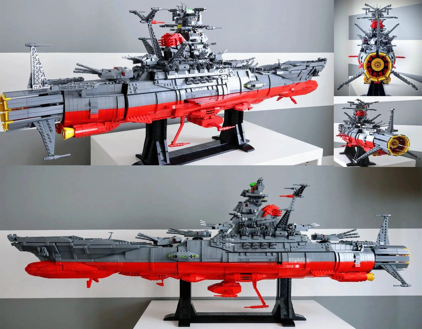  Lego Compatible Warship Building Blocks for Display -  ToylandEU™
