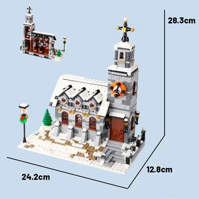  Lego Compatible Winter City Blocks Christmas Village -  ToylandEU™