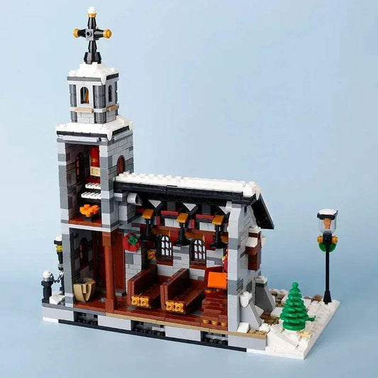  Lego Compatible Winter City Blocks Christmas Village -  ToylandEU™