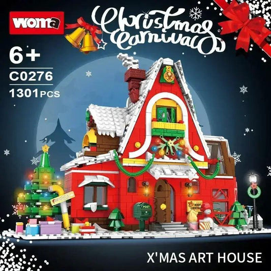  Lego Compatible Winter Village Christmas House Blocks -  ToylandEU™