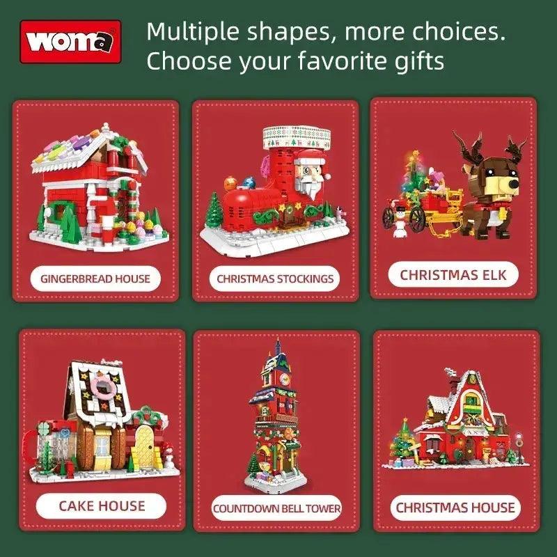  Lego Compatible Winter Village Christmas House Blocks -  ToylandEU™