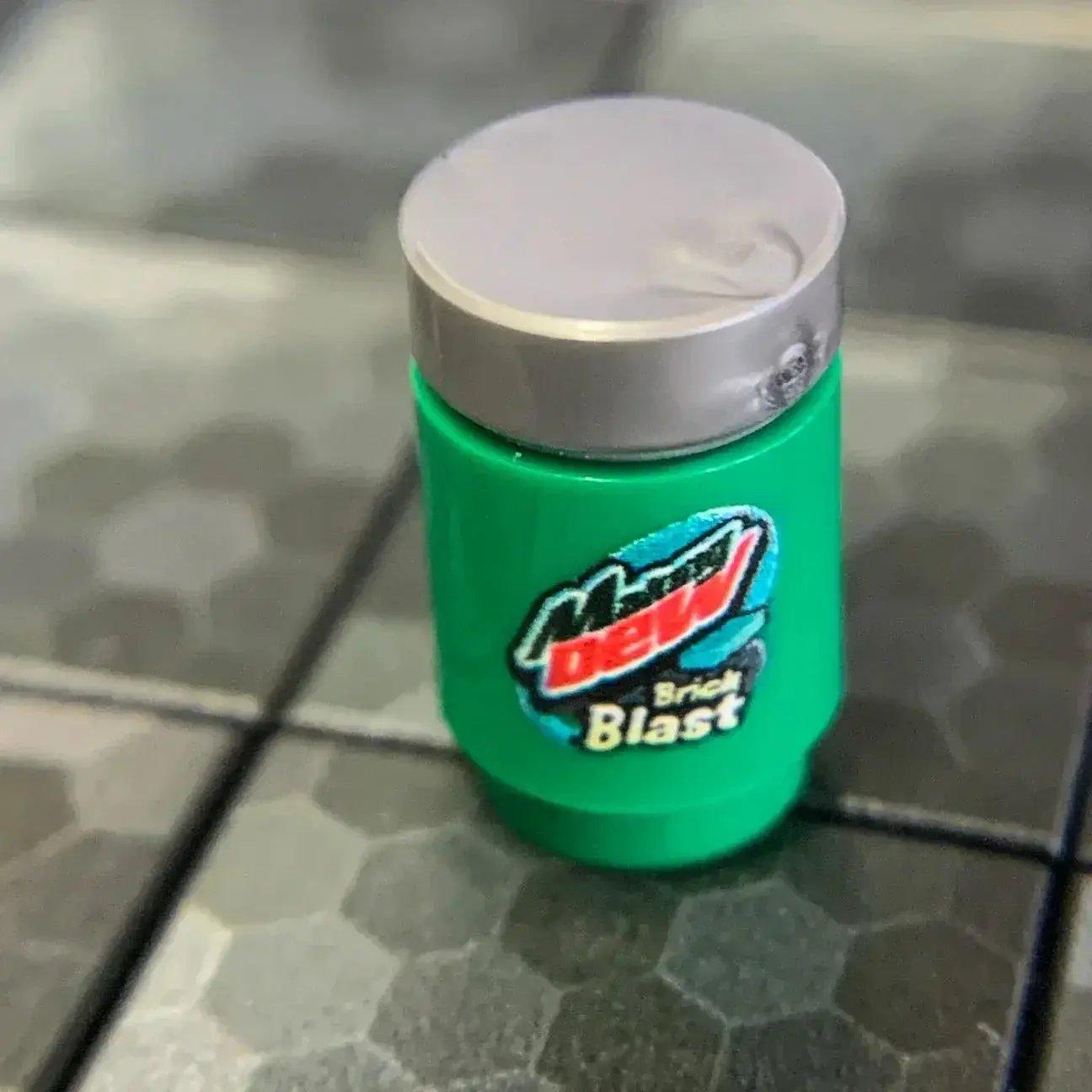  Lego Custom Printed Dew Soda Can For Minifigs Official -  ToylandEU™