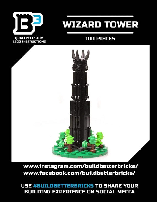  Lego Dark Wizard Tower 100 Piece Orthanc Micro Scale -  ToylandEU™