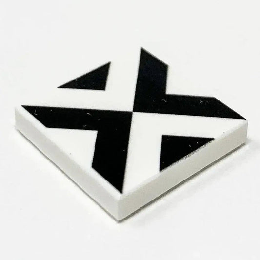  Lego Kitchen Flooring Tile 2x2 Black White Printed -  ToylandEU™