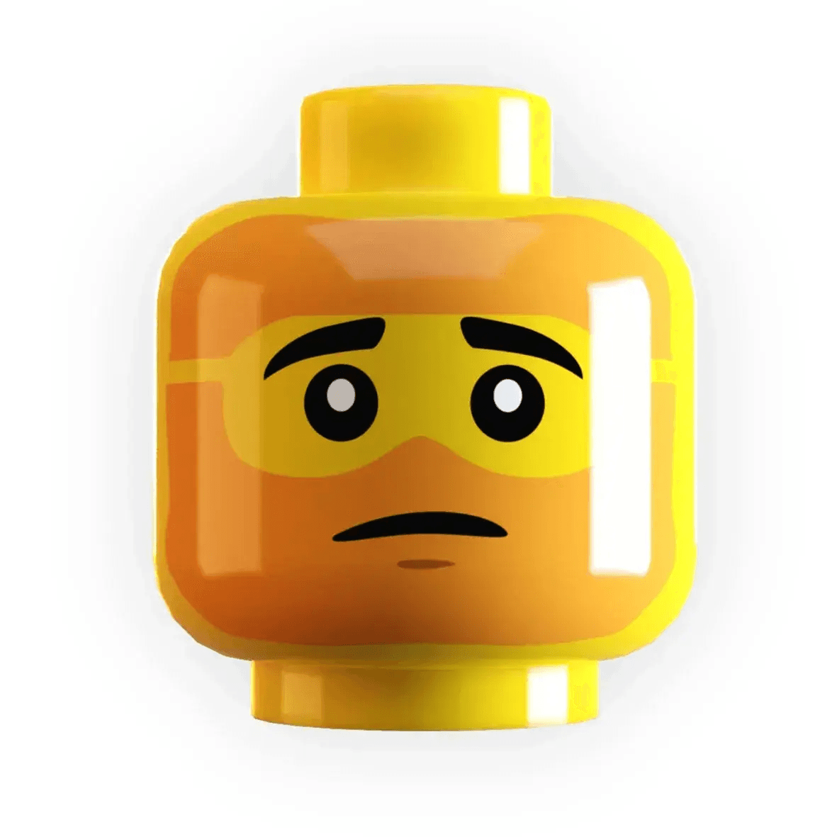  Lego Minifig Head Printed Sunburnt Sunglasses Tan -  ToylandEU™