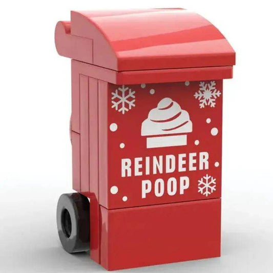  Lego Minifigure Scale Reindeer Poop Waste Can Custom -  ToylandEU™