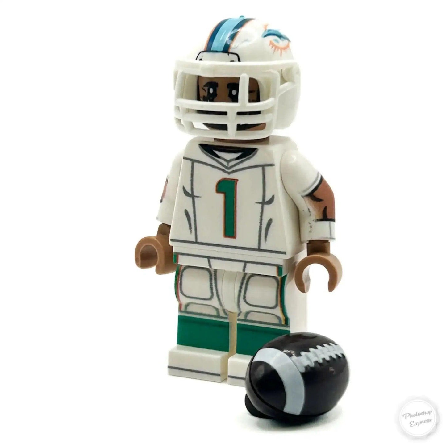  Lego Minifigure Tua Football QB Custom Helmet Print -  ToylandEU™