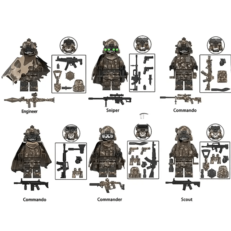  Lego Minifigures Ghost Recon Special Forces Six Figures -  ToylandEU™
