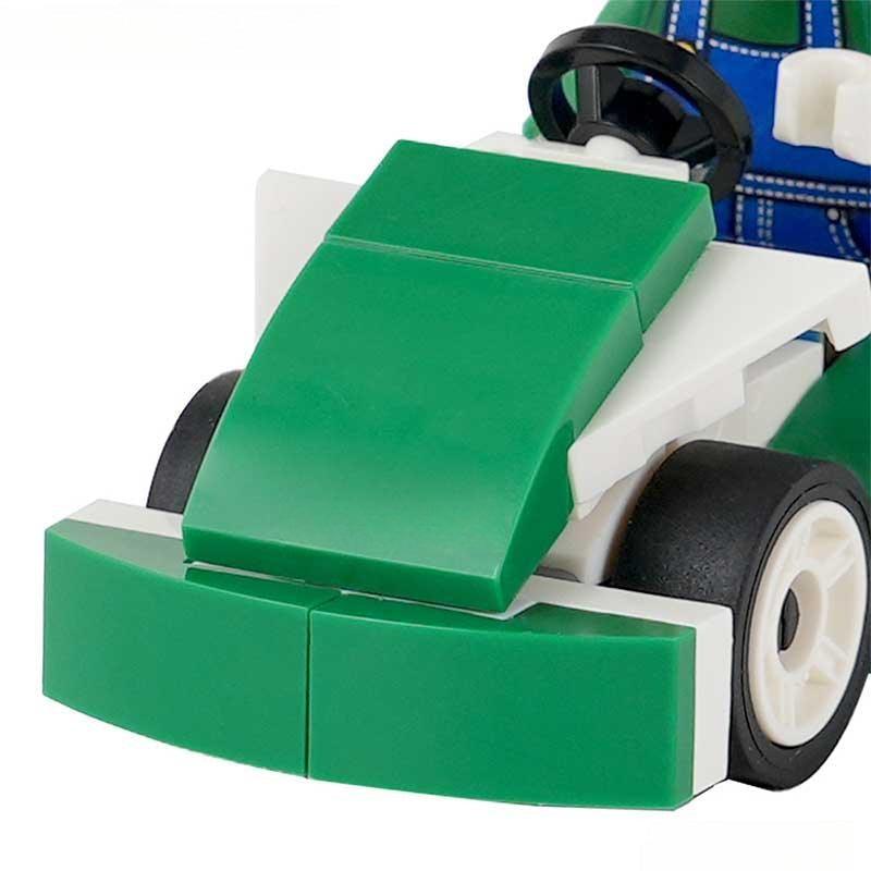  Lego Minifigures Luigi Kart Brothers Mario Collectible 