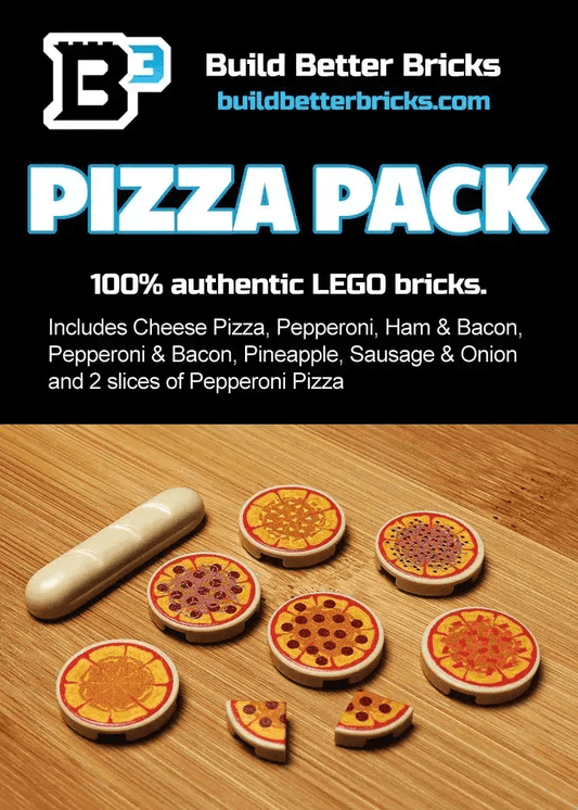  Lego Pizza Pack Authentic Printed Tiles And Bread -  ToylandEU™
