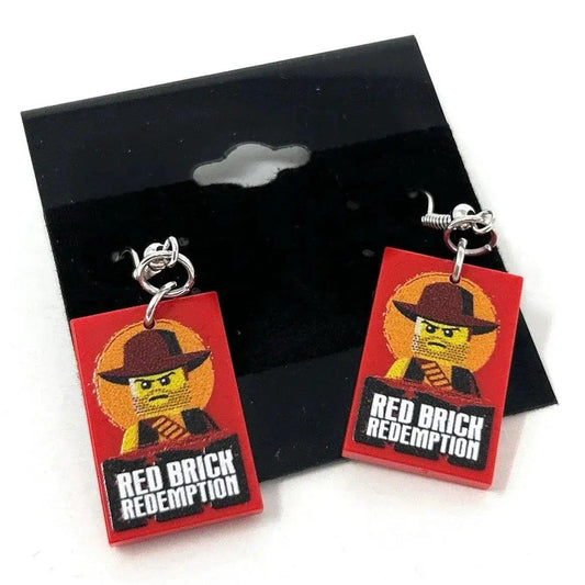  Lego Red Brick Earrings Video Gaming Authentic Parts -  ToylandEU™