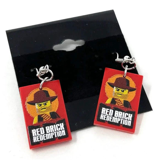  Lego Red Brick Earrings Video Gaming Authentic Parts -  ToylandEU™