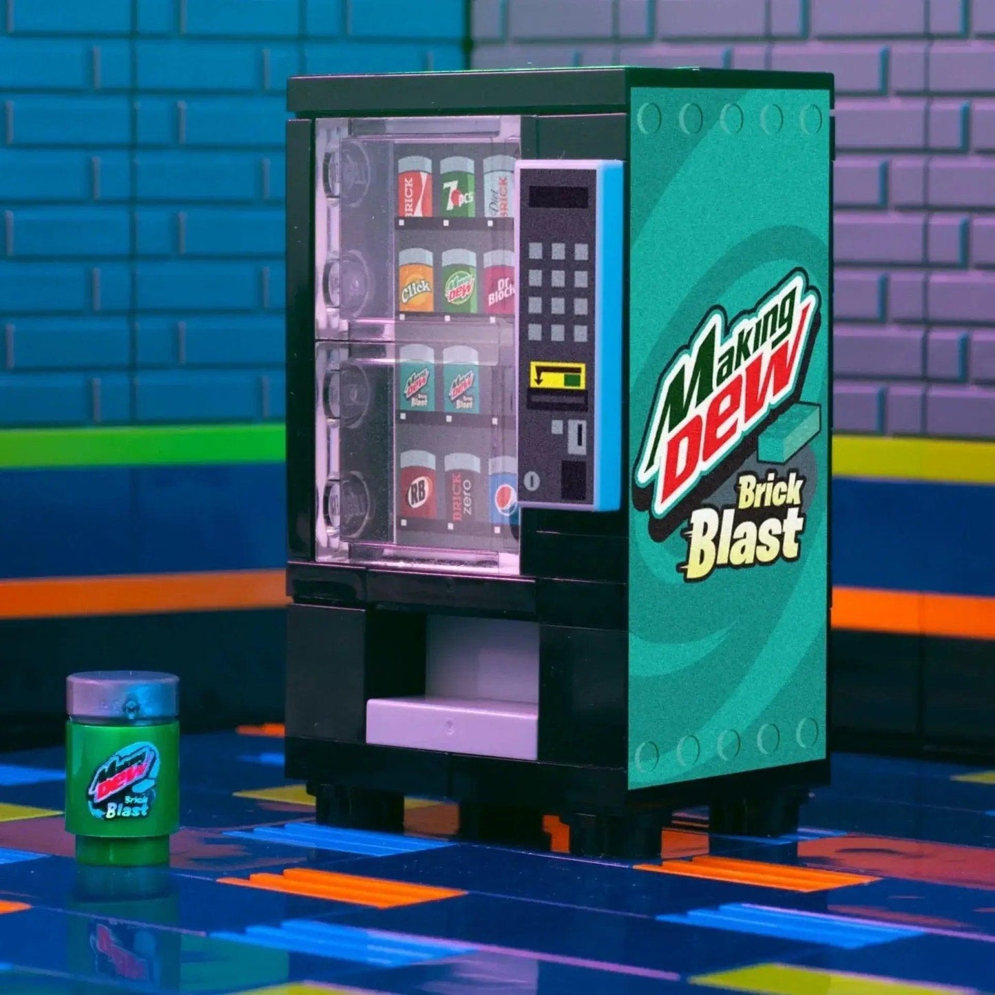  Lego Soda Vending Machine With Custom Printed Can -  ToylandEU™