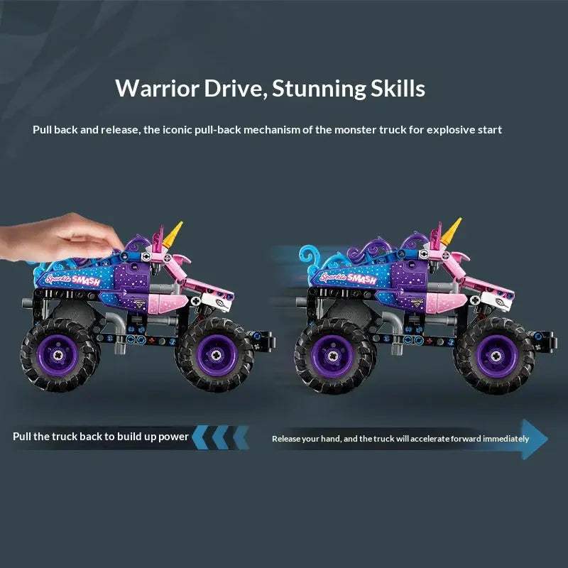  Lego Technic Monster Jam Sparkle Smash Pull Back Car Kit -  ToylandEU™