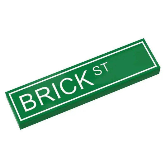  Lego Tile Custom Street Sign Art Print 1x4 Official -  ToylandEU™