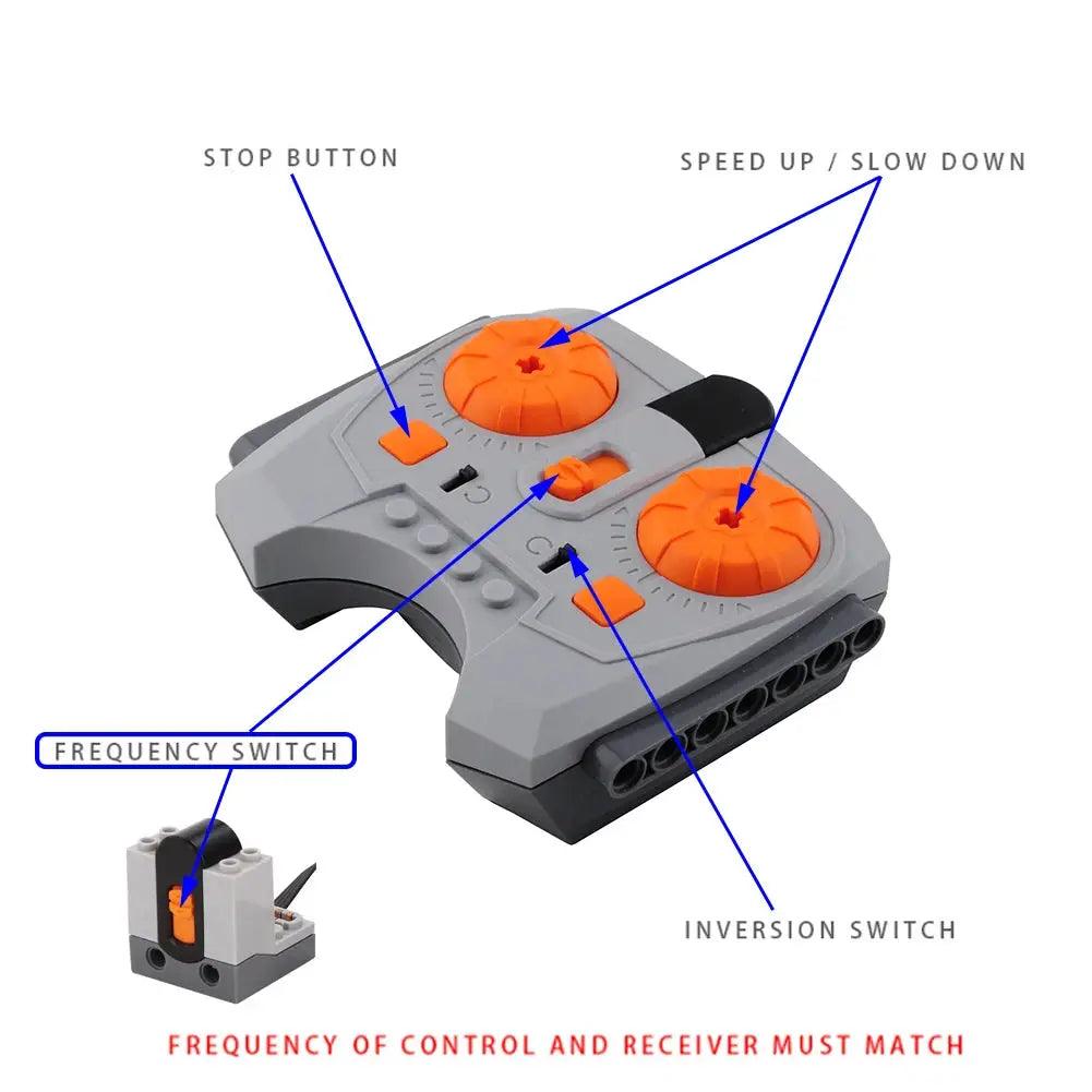  Lego Train Track Motor Set Infrared Remote Controller -  ToylandEU™