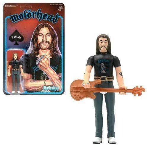  Lemmy Motorhead ReAction Figure 3.75 Inch Cardback -  ToylandEU™