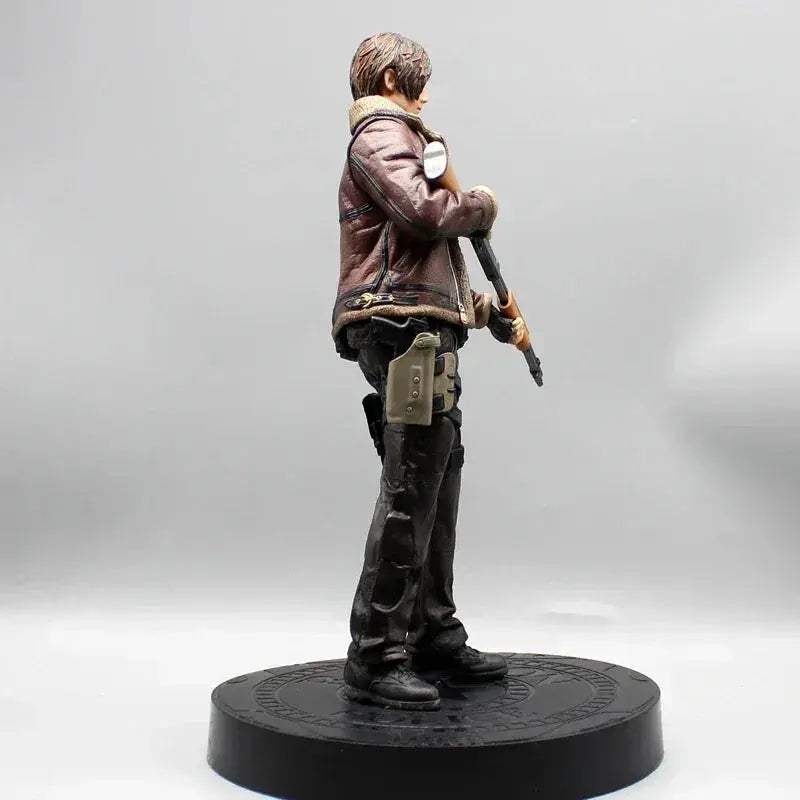 Leon Scott Kennedy Zombie Hunter Anime Figurine, Resident Evil 4 Action Figure PVC Statue 33 CM - ToylandEU