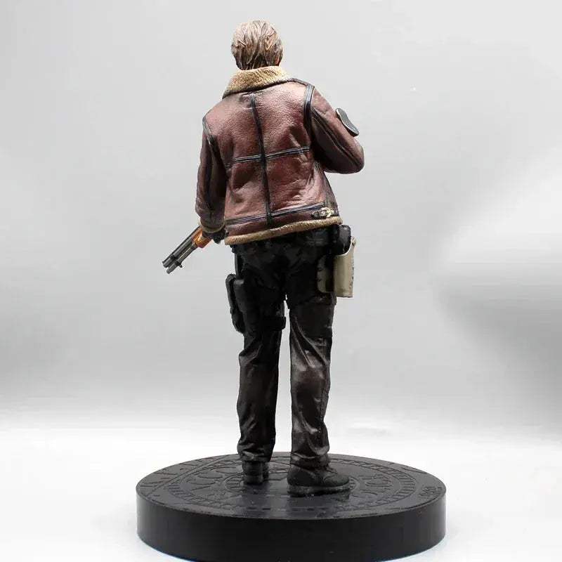 Leon Scott Kennedy Zombie Hunter Anime Figurine, Resident Evil 4 Action Figure PVC Statue 33 CM - ToylandEU
