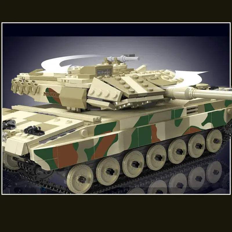 Leopard 2 Tank Building Blocks Set App Controlled Toy - ToylandEU