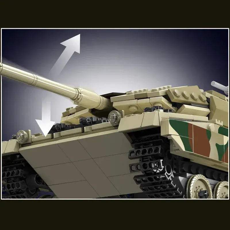Leopard 2 Tank Building Blocks Set App Controlled Toy - ToylandEU