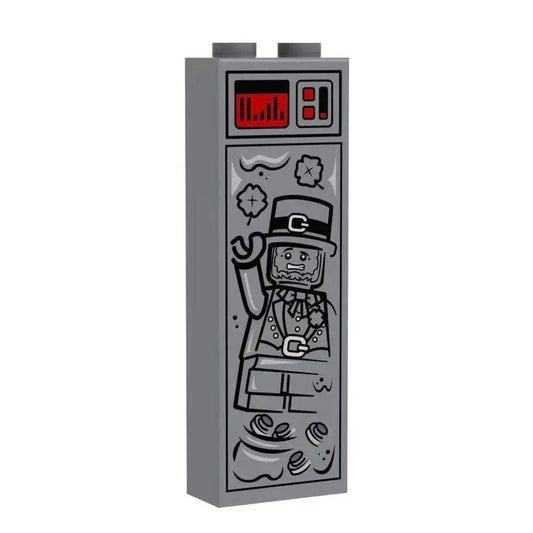 LEGO Leprechaun Figure on Carbonite Brick Custom Printed on Authentic 1x2x5 LEGO Brick - ToylandEU