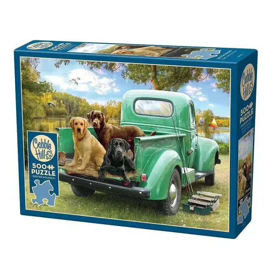 Let's Go Fishing 500 Piece Jigsaw Puzzle With Poster - ToylandEU