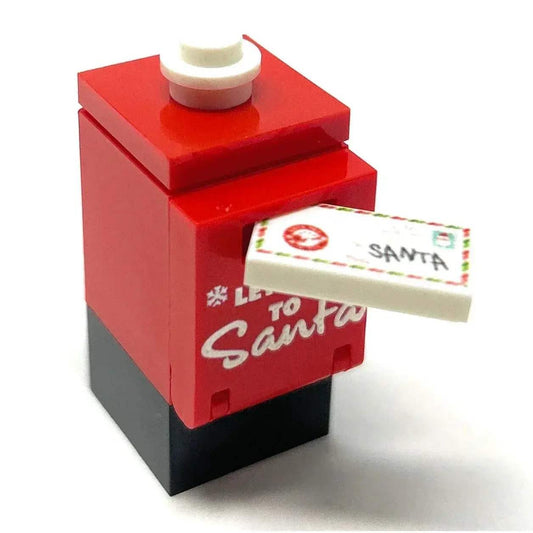Letter to Santa Mailbox and Envelope made using LEGO parts - B3 Customs - ToylandEU
