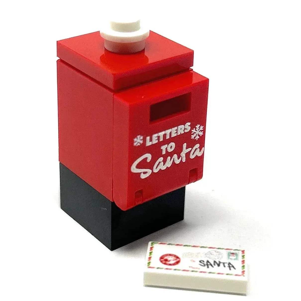 Letter to Santa Mailbox and Envelope made using LEGO parts - B3 Customs - ToylandEU