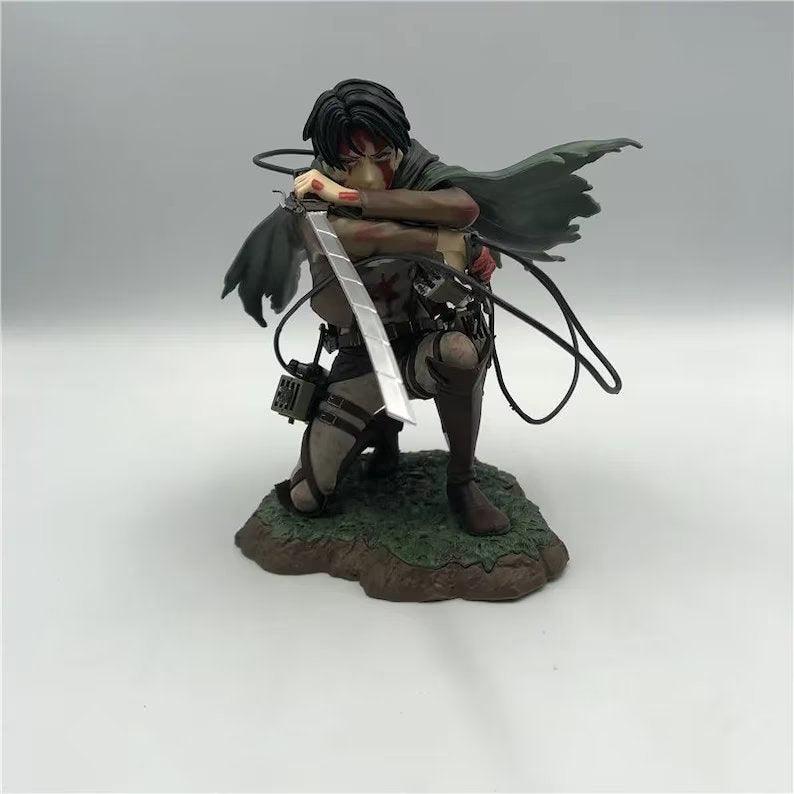  Levi Ackerman Figure Attack On Titan 7 Inch PVC Collectible 