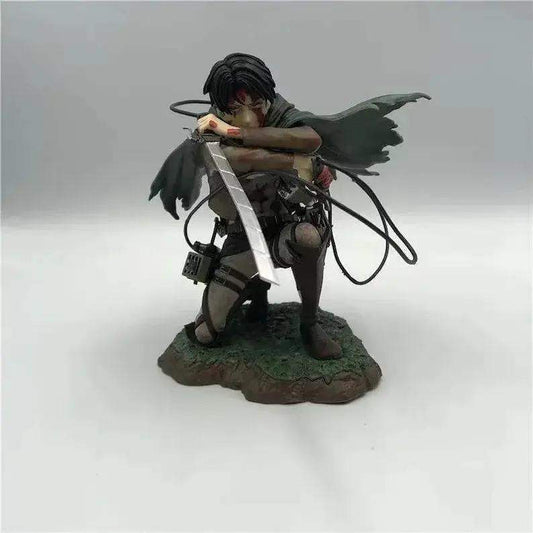 Levi Ackerman Figurine, Attack On Titan Figure, Shingeki no Kyojin Anime Gifts and Merchandise - ToylandEU