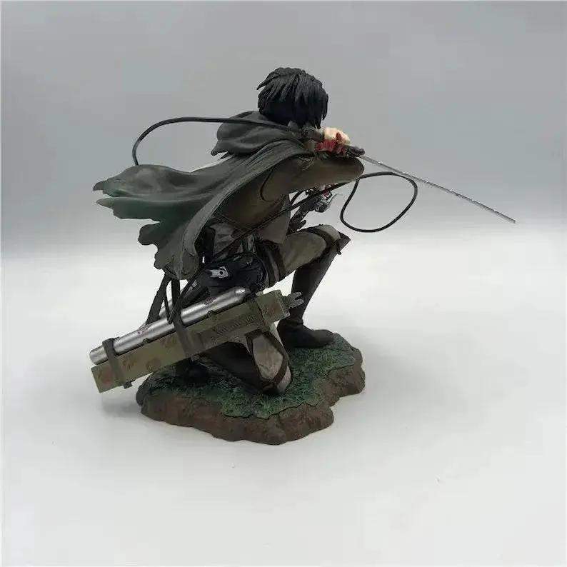 Levi Ackerman Figurine, Attack On Titan Figure, Shingeki no Kyojin Anime Gifts and Merchandise - ToylandEU