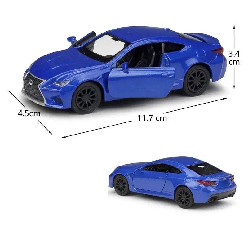 Lexus RC F Diecast Car 1/36 Pull Back Collectible Gift - ToylandEU