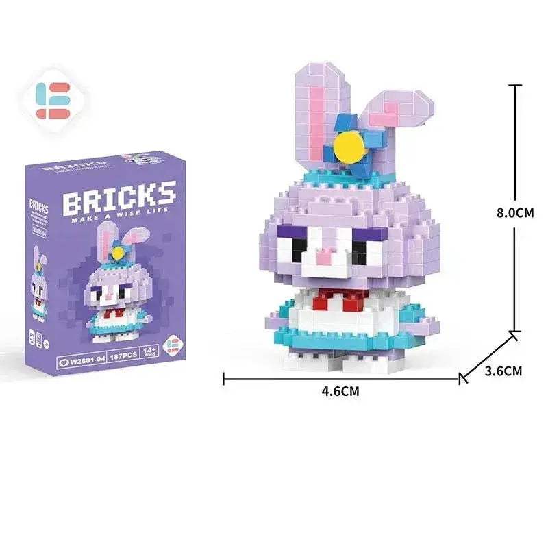 LiLo Stitch Toys Building Blocks Pikachu Anime Cartoon Character Model Puzzles - ToylandEU