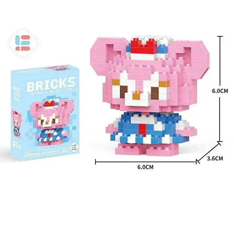 LiLo Stitch Toys Building Blocks Pikachu Anime Cartoon Character Model Puzzles - ToylandEU