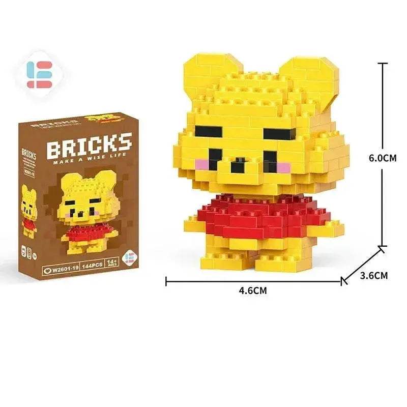 LiLo Stitch Toys Building Blocks Pikachu Anime Cartoon Character Model Puzzles - ToylandEU