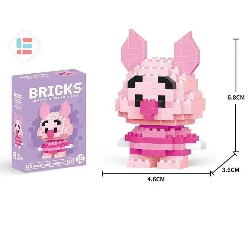 LiLo Stitch Toys Building Blocks Pikachu Anime Cartoon Character Model Puzzles - ToylandEU