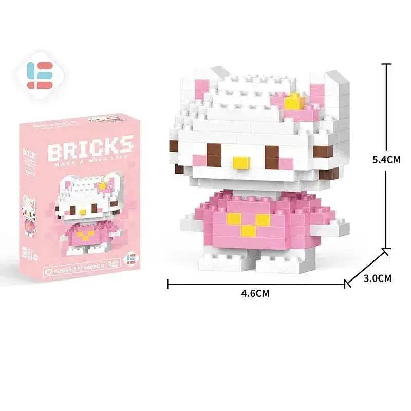 LiLo Stitch Toys Building Blocks Pikachu Anime Cartoon Character Model Puzzles - ToylandEU