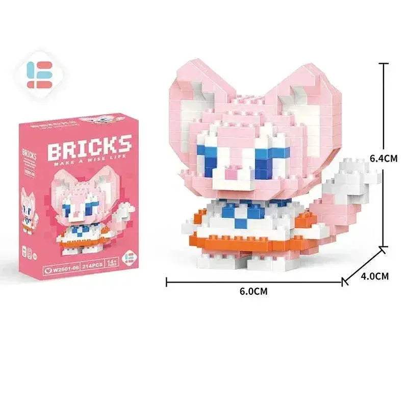 LiLo Stitch Toys Building Blocks Pikachu Anime Cartoon Character Model Puzzles - ToylandEU