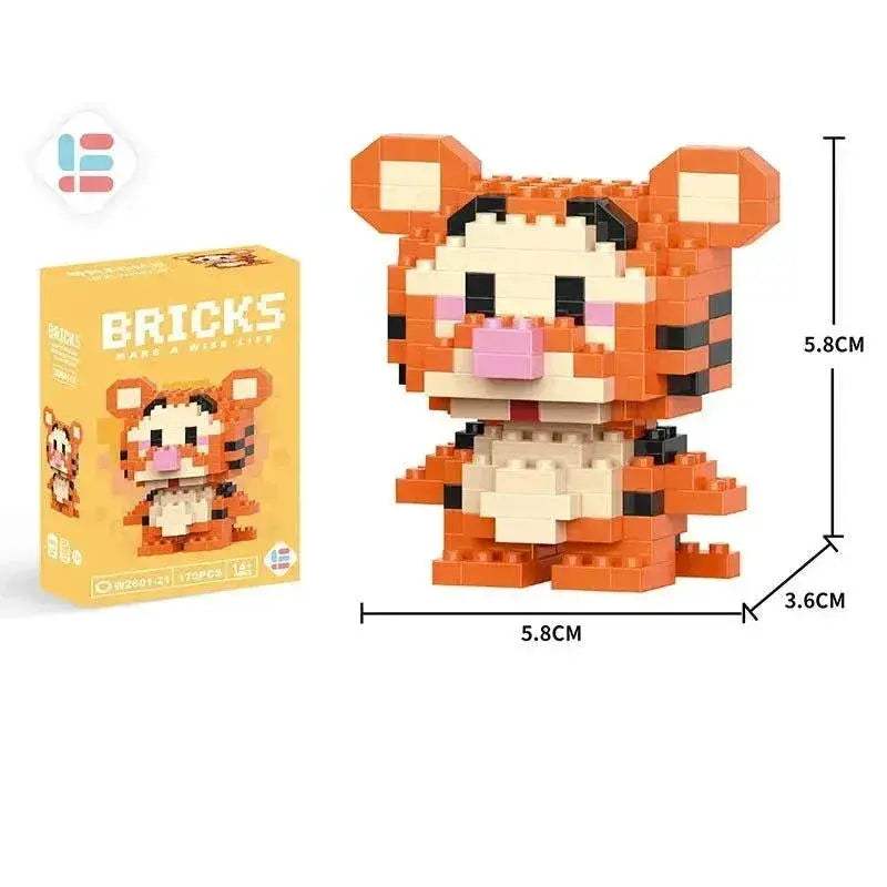 LiLo Stitch Toys Building Blocks Pikachu Anime Cartoon Character Model Puzzles - ToylandEU