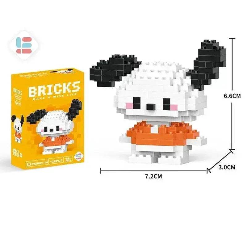 LiLo Stitch Toys Building Blocks Pikachu Anime Cartoon Character Model Puzzles - ToylandEU