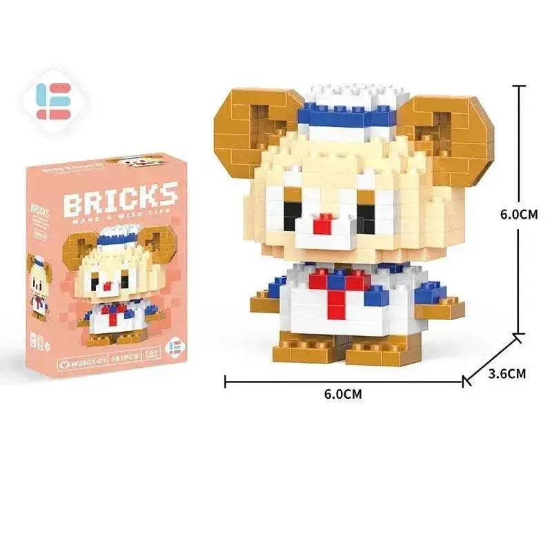 LiLo Stitch Toys Building Blocks Pikachu Anime Cartoon Character Model Puzzles - ToylandEU