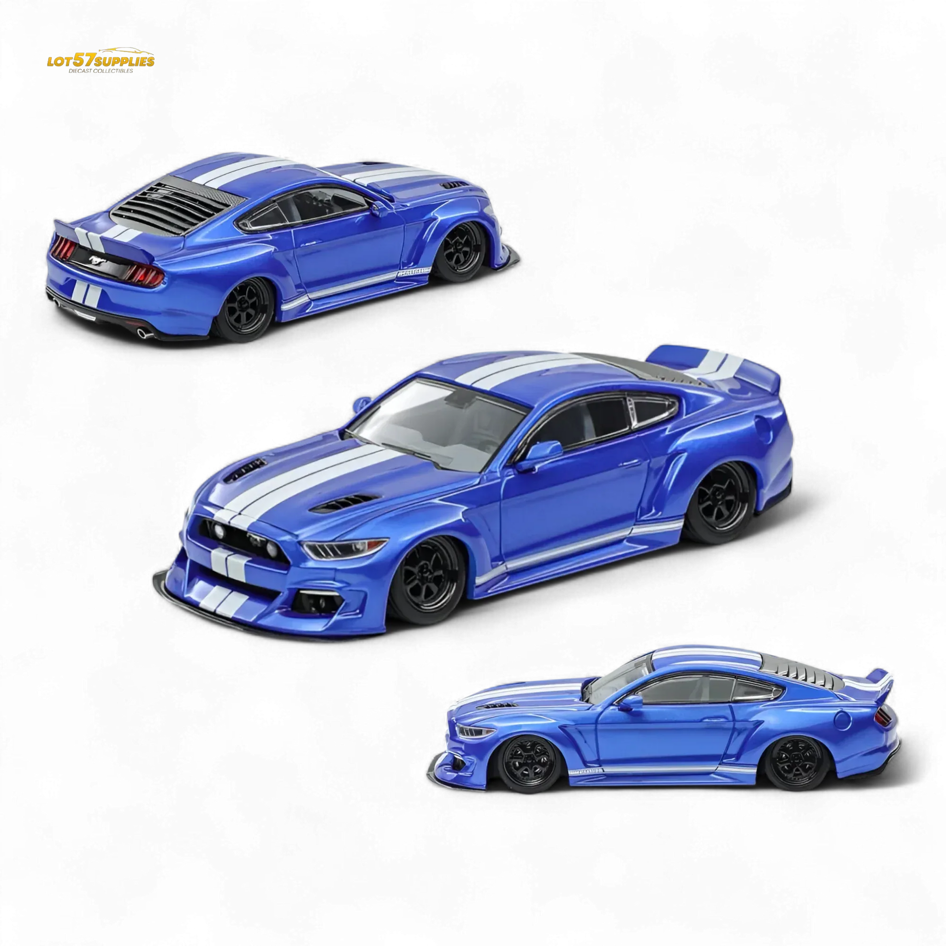 Liberty 64 Mustang Widebody Diecast Model Kit 1 To 64 - ToylandEU