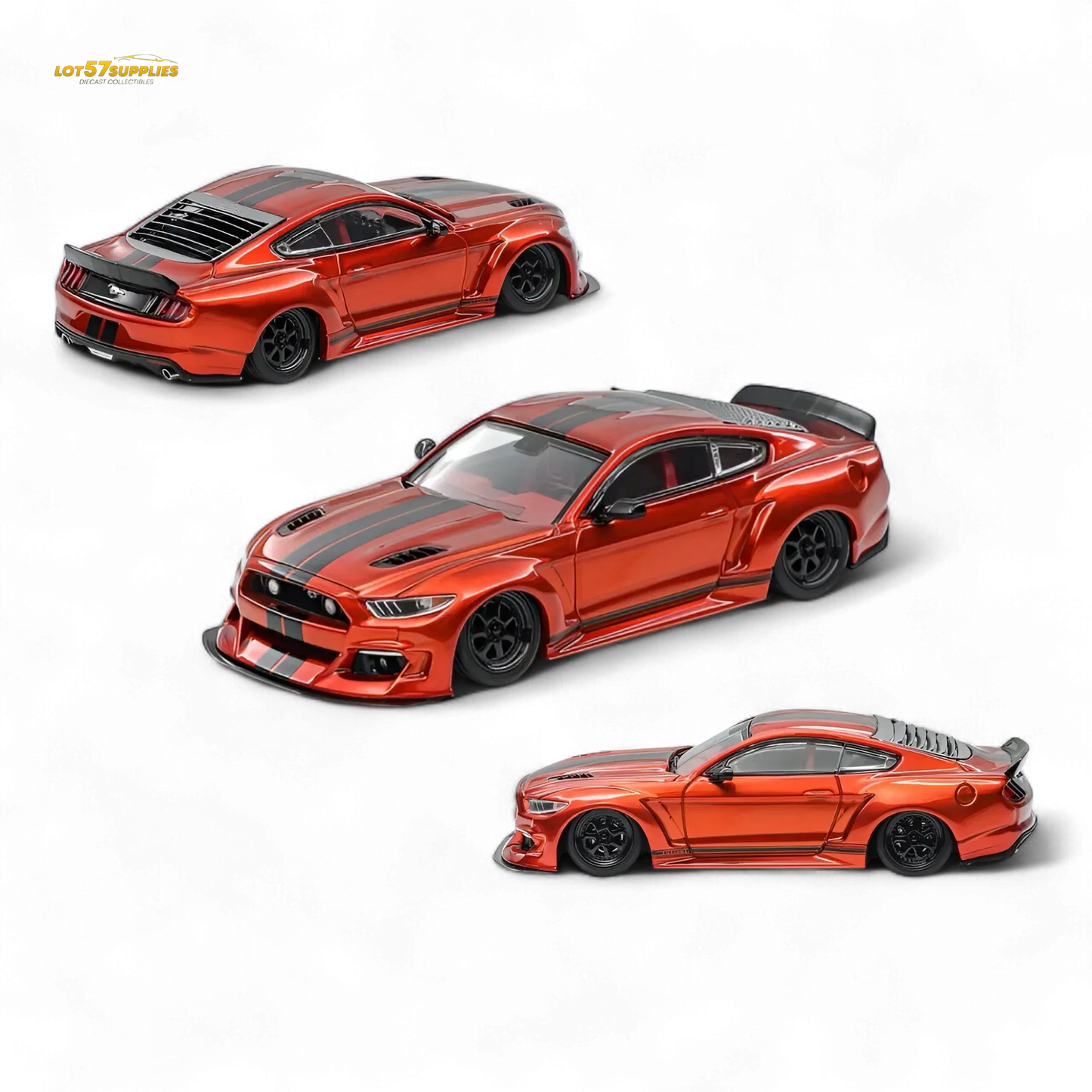 Liberty 64 Mustang Widebody Diecast Kit Scale 1to64 - ToylandEU