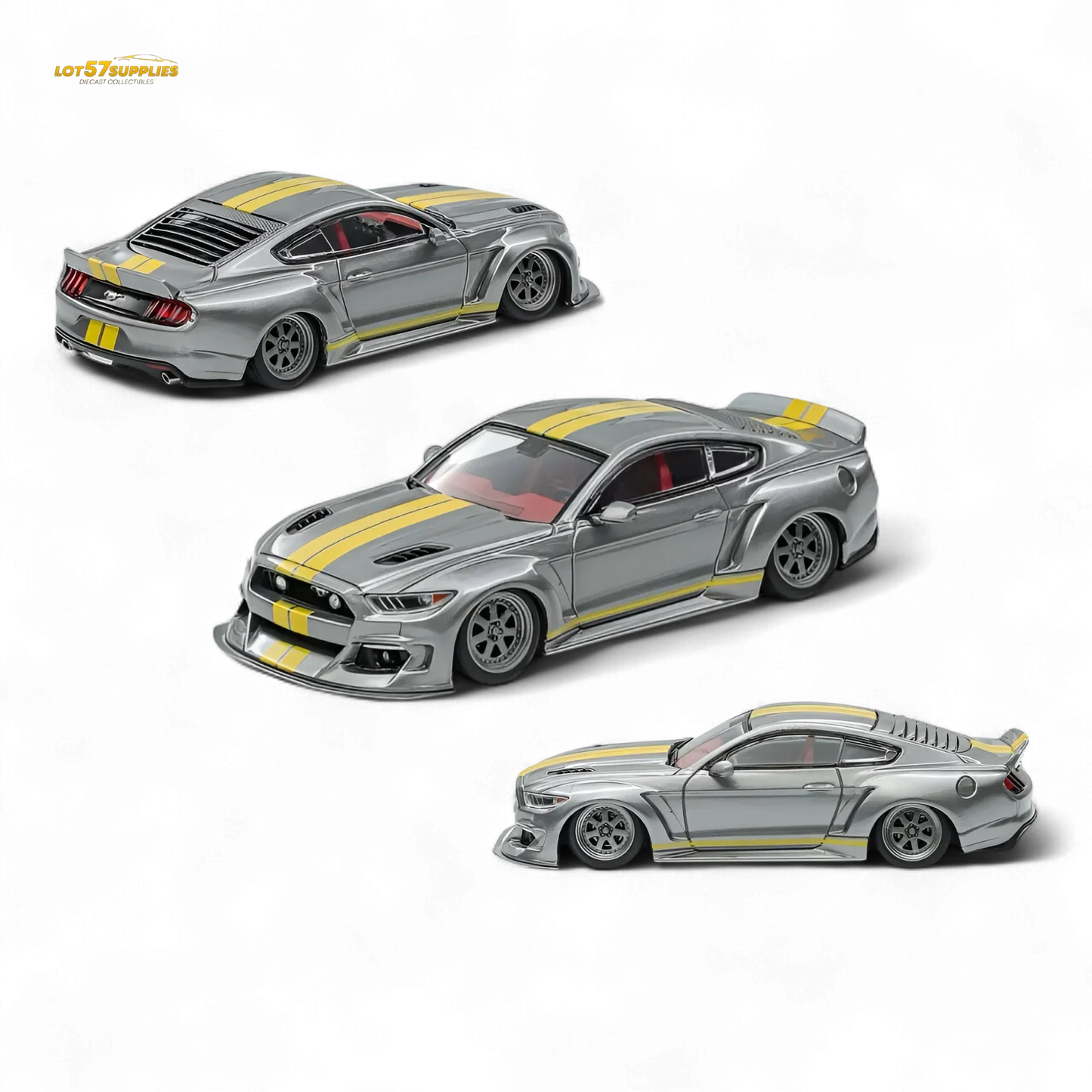 Liberty 64 Mustang Widebody Diecast Kit Preorder 1:64 Scale - ToylandEU
