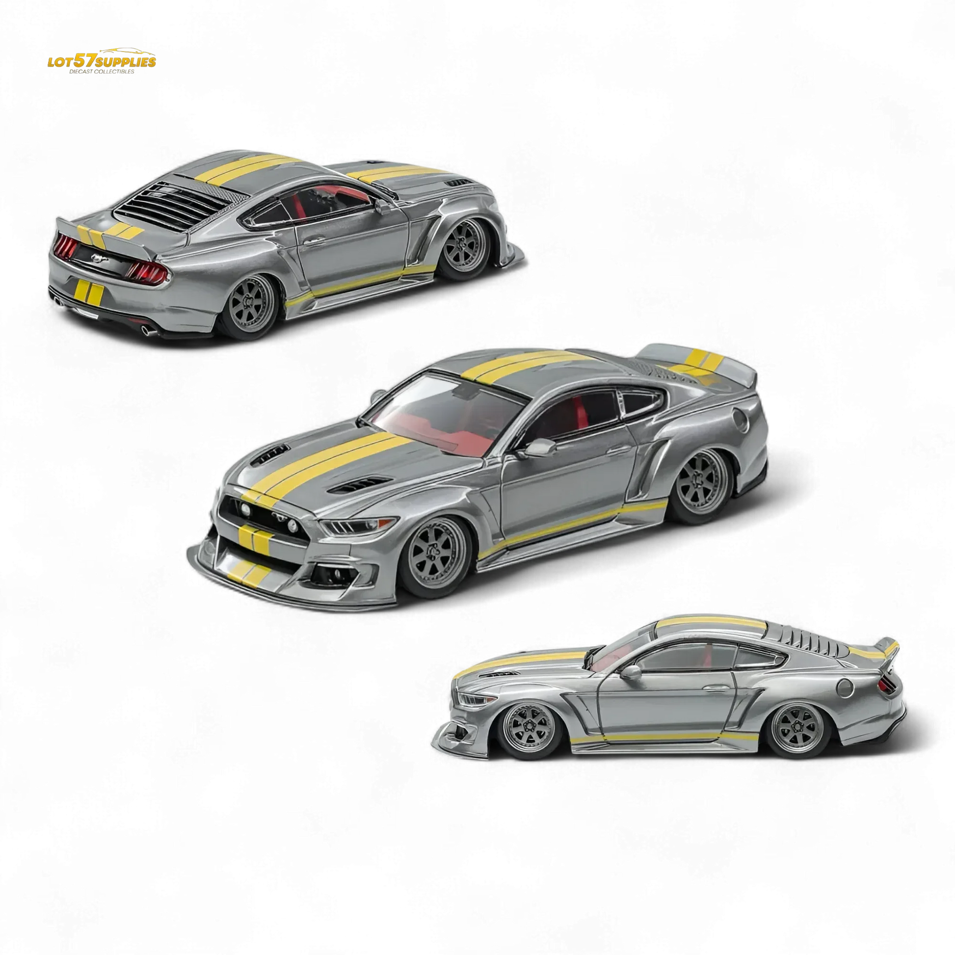 Liberty 64 Mustang Widebody Diecast Kit Preorder 1:64 Scale - ToylandEU